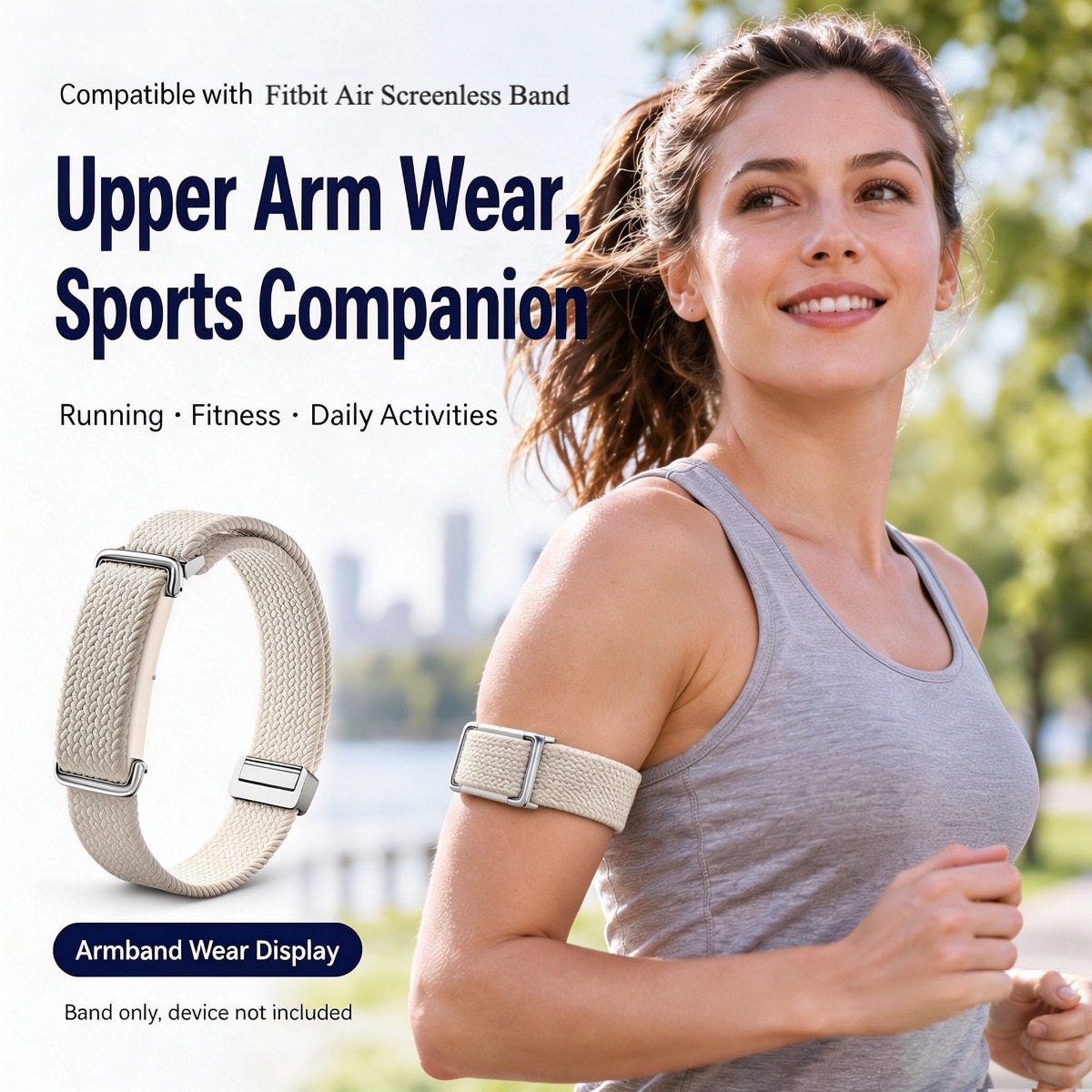 Wrist Wraps Fitness - Nylon-Magnetarmband und -Handgelenksband für Google Fitbit