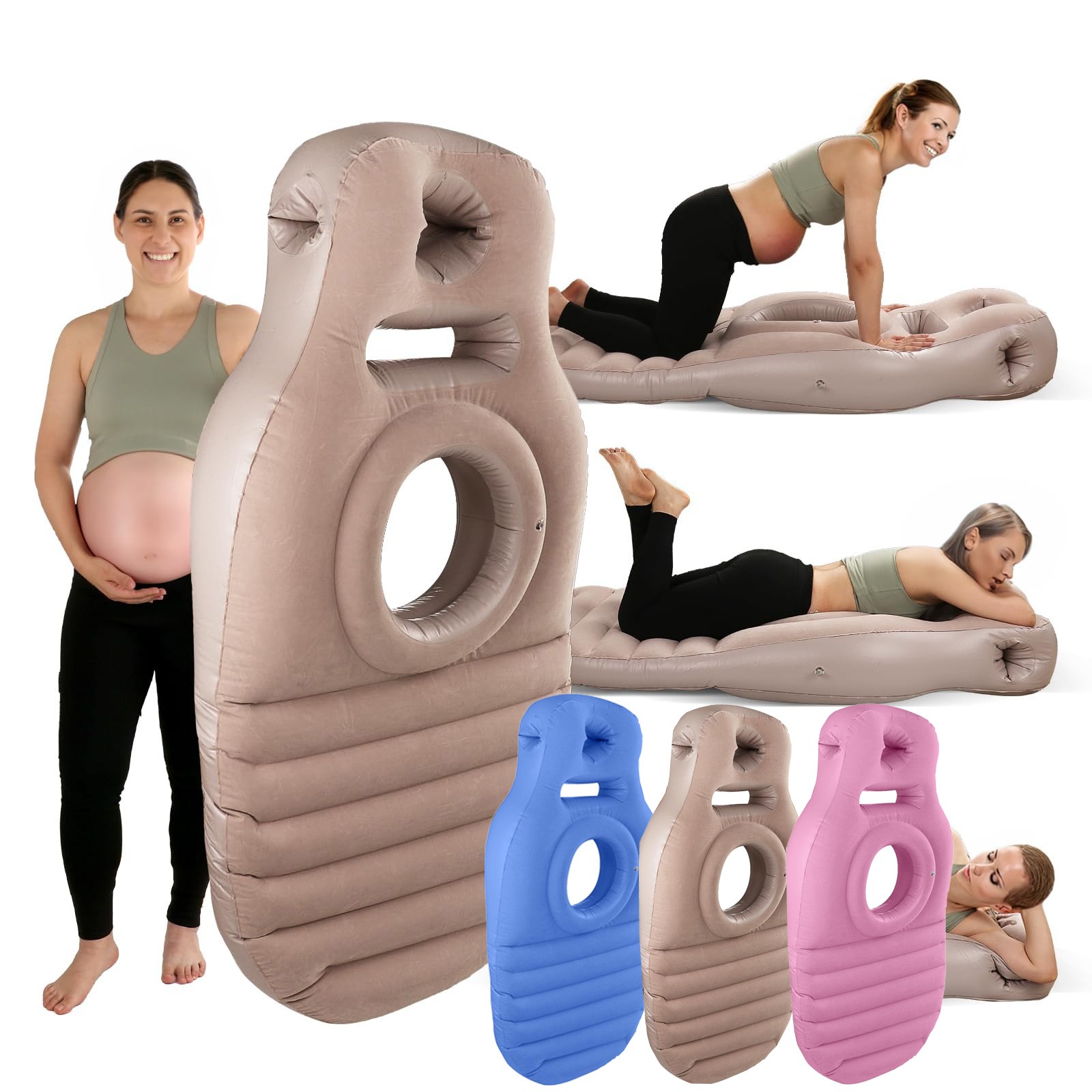 Yoga And Fitness Mat - Beflockte PVC O-typ Yoga Matte Für