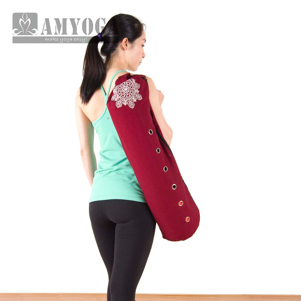 Yoga And Fitness Mat - Canvas Yogamattentasche Einzel-Schultertasche Fitness-Sportrucksack Yogatasche für