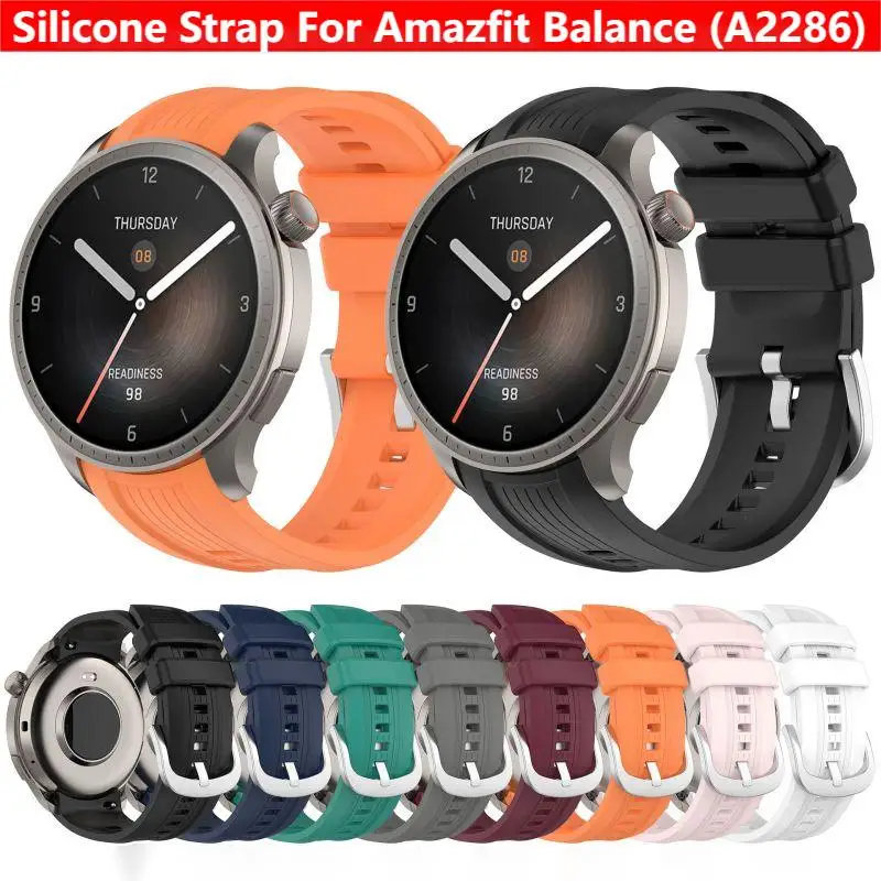 Wrist Wraps Fitness - Silikonarmband für Amazfit Balance A2286 Smartwatch