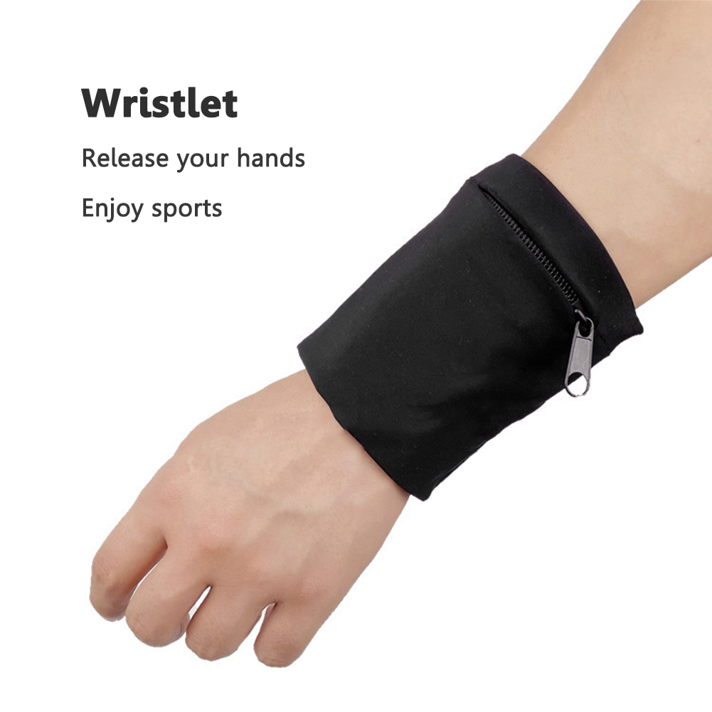 Wrist Wraps Fitness - Zipper Lauf Arm Taschen Radfahren Tasche
