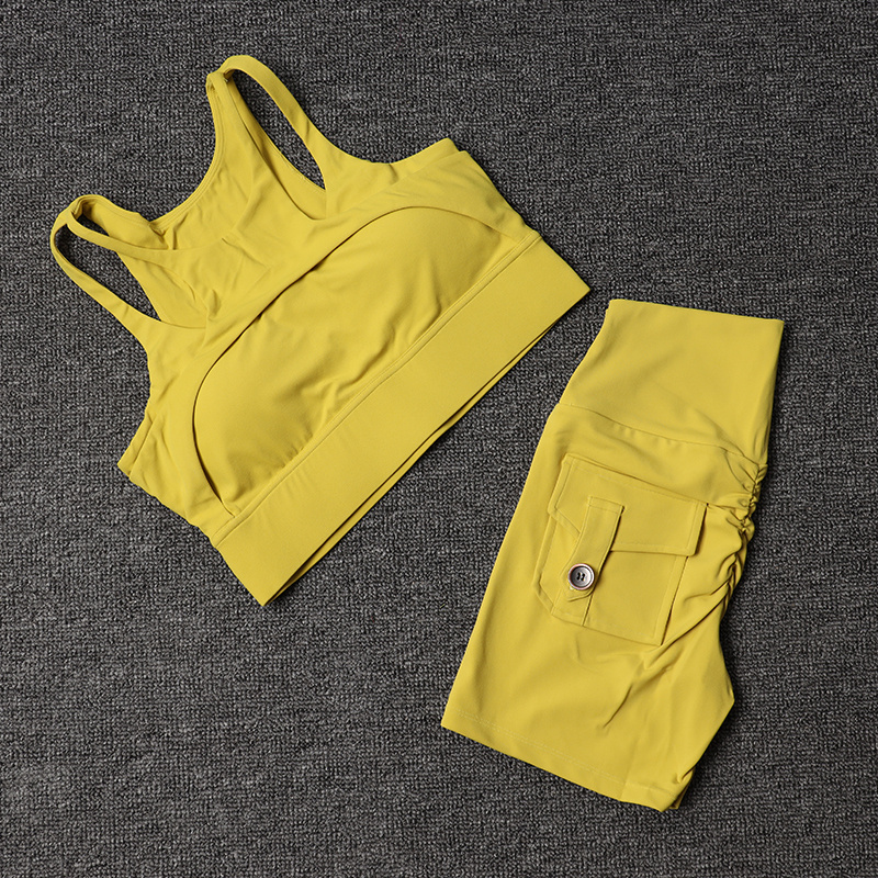 Fitness Shorts Yoga Sets fraue – Yoga En Fitness Bewertung und Preis